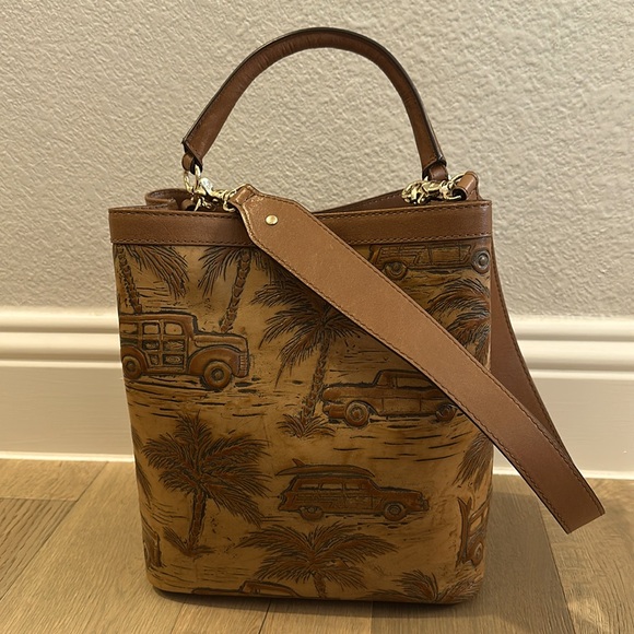 NWT Brahmin Amelia Tan Copa Cabana Shoulder Handbag - Picture 4 of 5